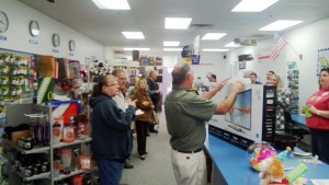 Newest store, Silverton Oregon community gathers to greet franchisees Don and Sue Harteloo.