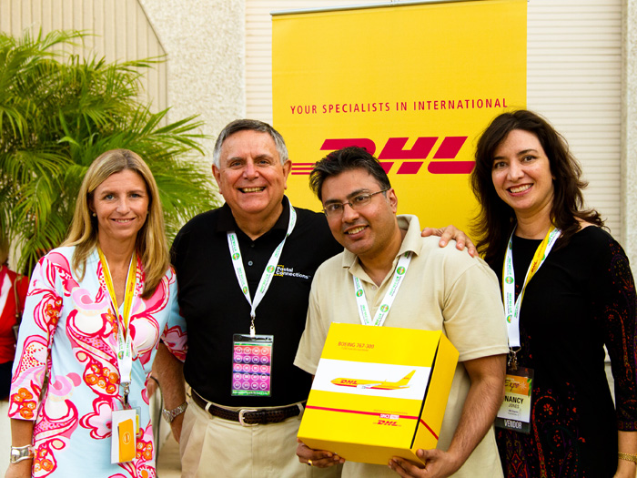 Postal Connections Franchisee, Kal Bodawala, receives DHL as the top retail shipper in the U.S.